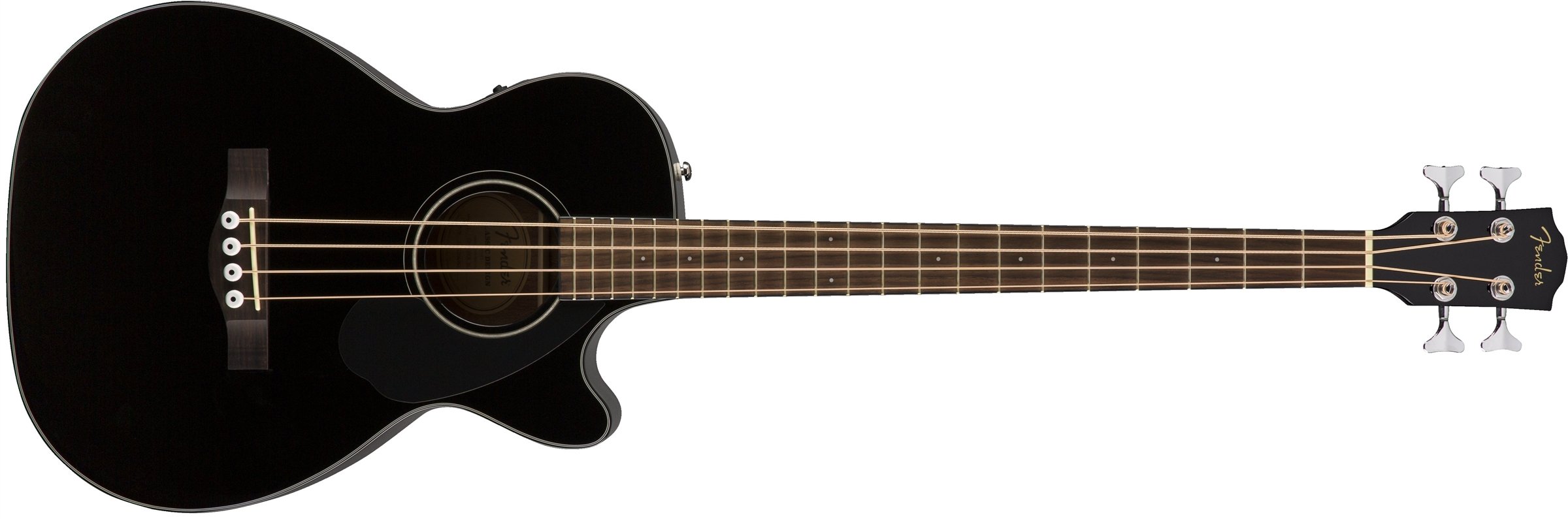 Fender Bajo acústico CB-60SCE - Negro