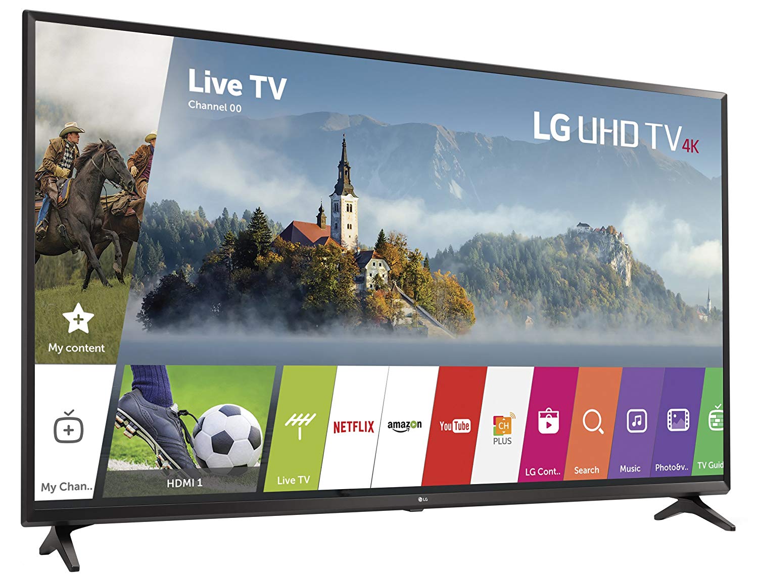 LG Electronics 65UJ6300 Televisor LED inteligente 4K Ultra HD de 65 puadas (modelo 2017)