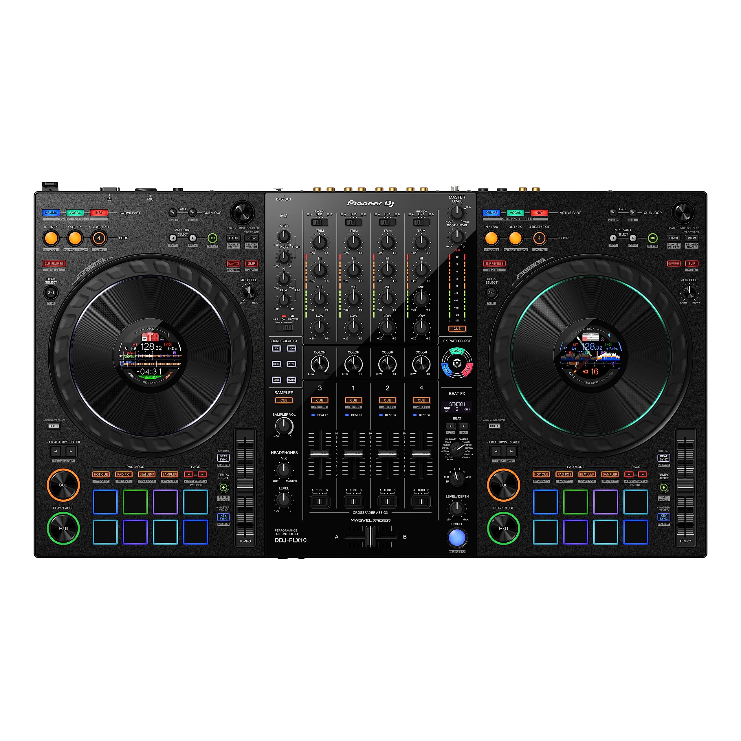 Pioneer DJ DDJ-FLX10 4-deck DJ Controller