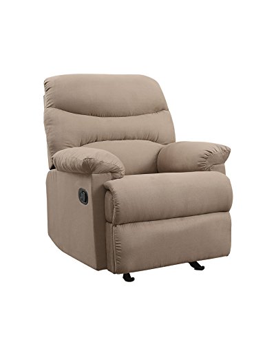 Acme Furniture Sillón reclinable ACME Arcadia - - Microfibra marrón claro