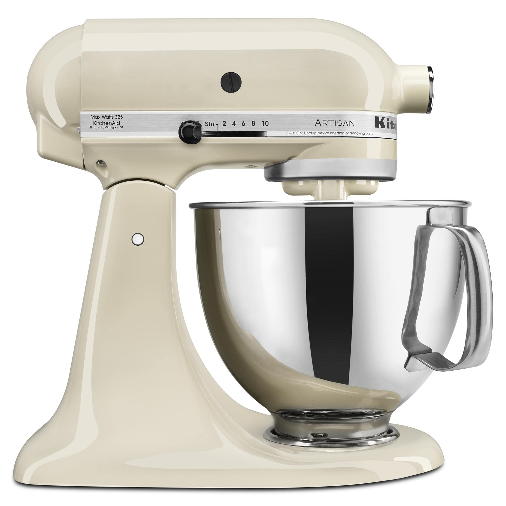 KitchenAid Batidora de pie con cabezal inclinable Artisan Series de 5 cuartos de galón