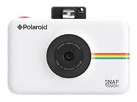 Polaroid Cámara digital de impresión instantánea Snap Touch con pantalla LCD (blanca) con tecnología de impresión Zink Zero Ink