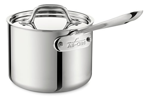 All-Clad Stainless Steel Sauce Pan with Lid Cookware, 2...