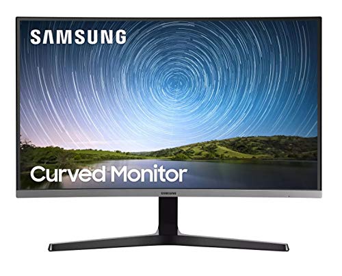 Samsung Monitor Full HD curvo Clase CR50 de 32' - Actualización de 60 Hz - Tiempo de respuesta de 4 ms - LC32R502FHNXZA