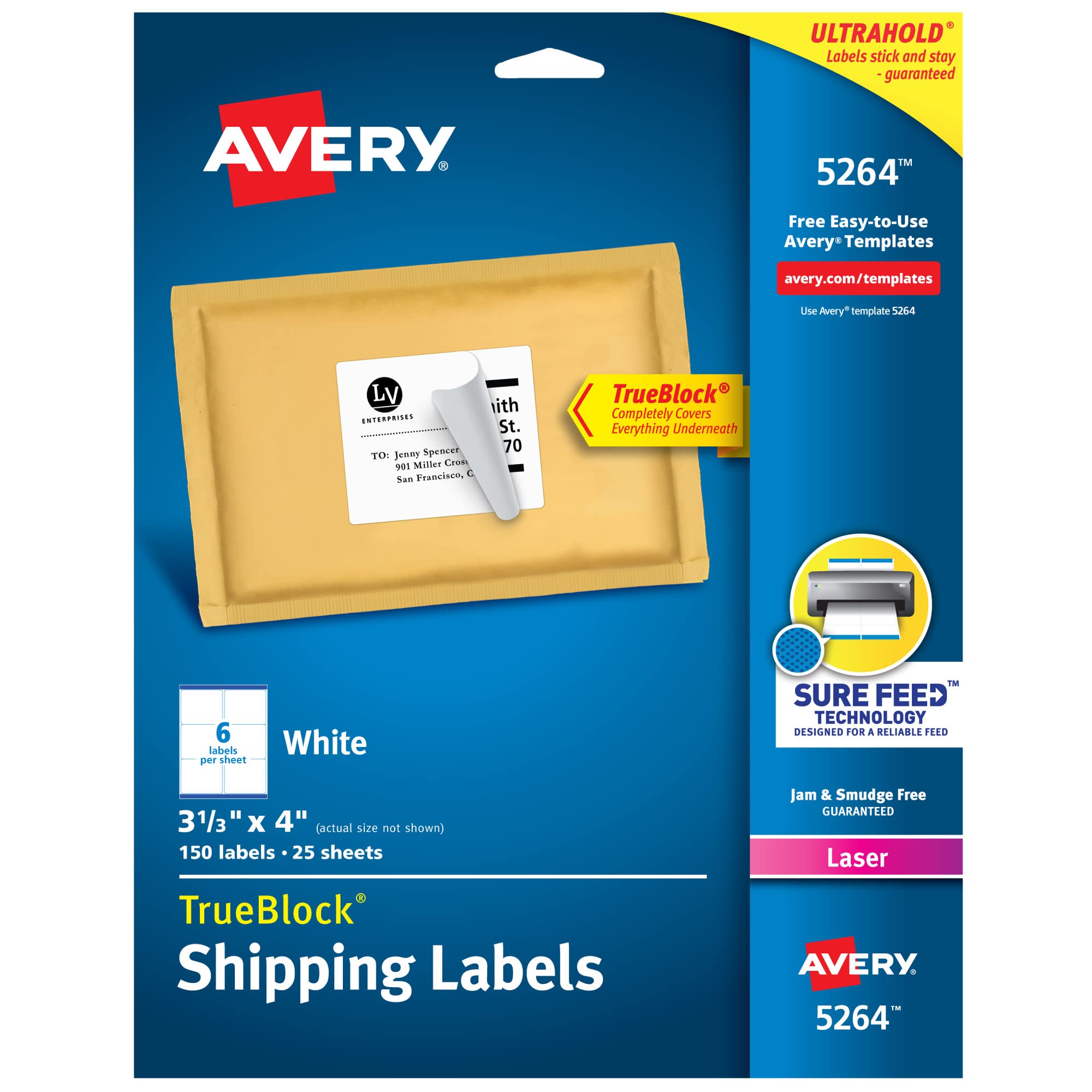 Avery Etiquetas de dirección de envío