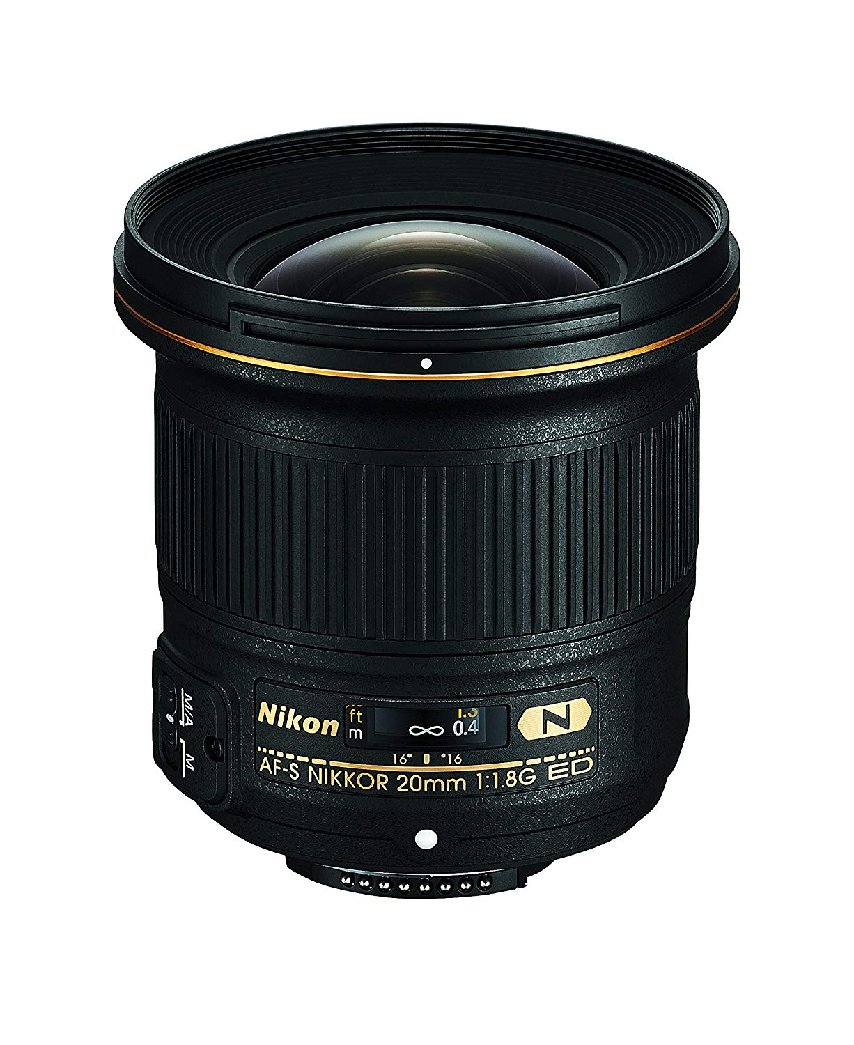 Nikon AF-S FX NIKKOR 20mm f / 1.8G ED Lente fija con en...