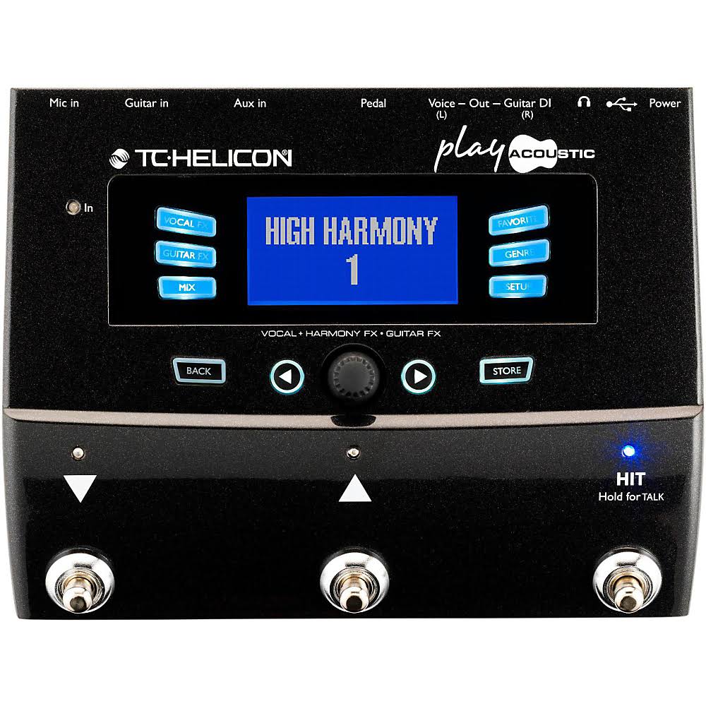 TC Helicon Reproducir Procesador de efectos vocales acústicos