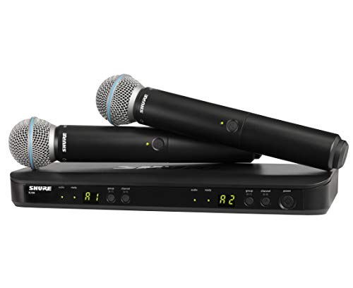 Shure Sistema de micrófono inalámbrico de dos canales BLX288/B58