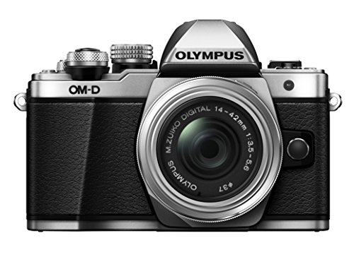 Olympus Cámara digital sin espejo OM-D E-M10 Mark II con lente II R de 14-42 mm (plateado)