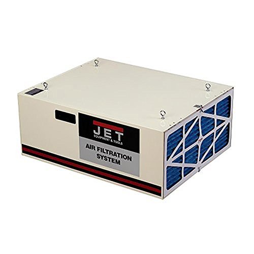 JET 708620B AFS-1000B 550/702/1044 CFM Sistema de filtración de aire de 3 velocidades con prefiltro electrostático y remoto