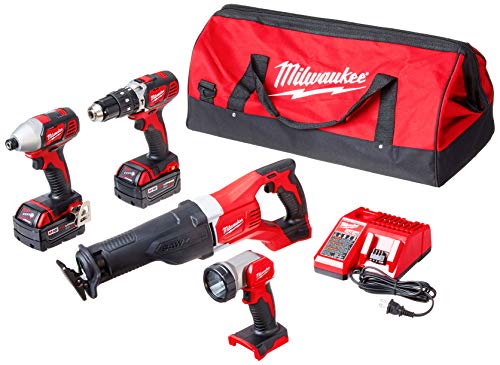Milwaukee 2696-24 Juego de herramientas combinadas compactas e inalámbricas M18