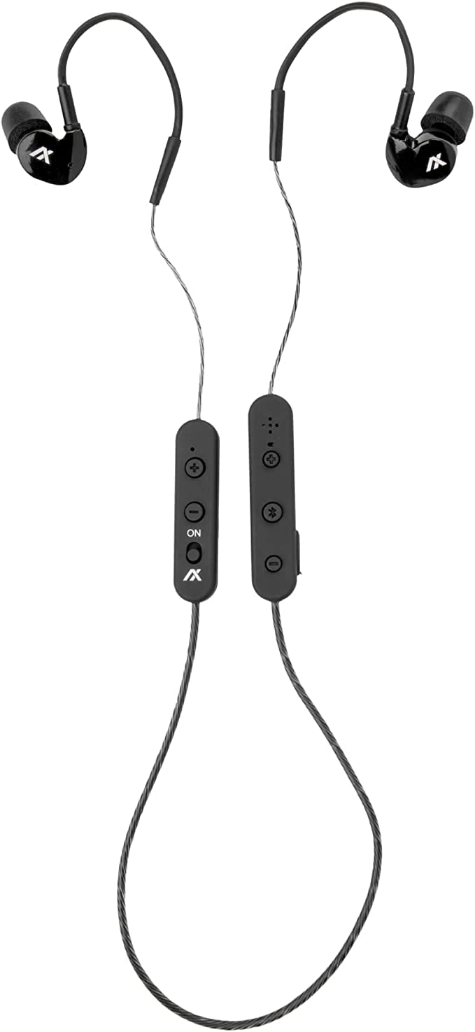  AXIL GS Extreme 2.0 Protección auditiva para disparos Audífonos Mejora auditiva y aislamiento de ruido Auriculares Bluetooth Protección auditiva Bluetooth con parlantes dinámicos Protección auditiva...