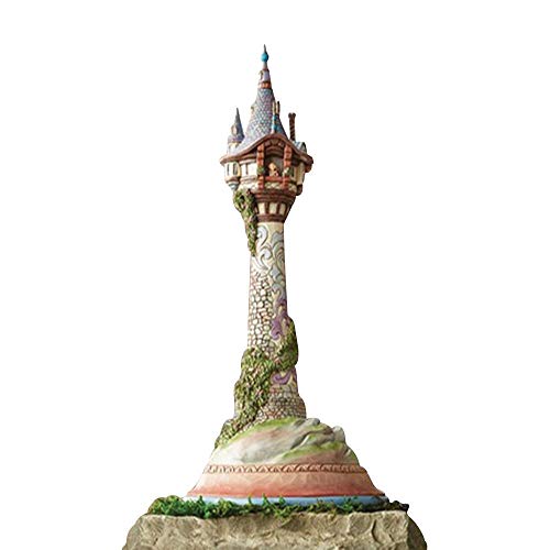 Enesco Figura decorativa de la torre de Rapunzel de la obra maestra de Disney Traditions