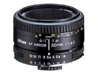 Nikon Objetivo fijo AF FX NIKKOR de 50 mm f / 1.8D con ...