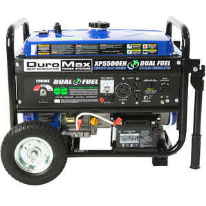 DuroMax XP5500EH Generador portátil de combustible dual...