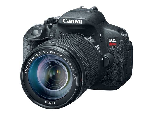Canon EOS Rebel T5i 18-135 mm IS STM Kit de cámara SLR digital (negro)