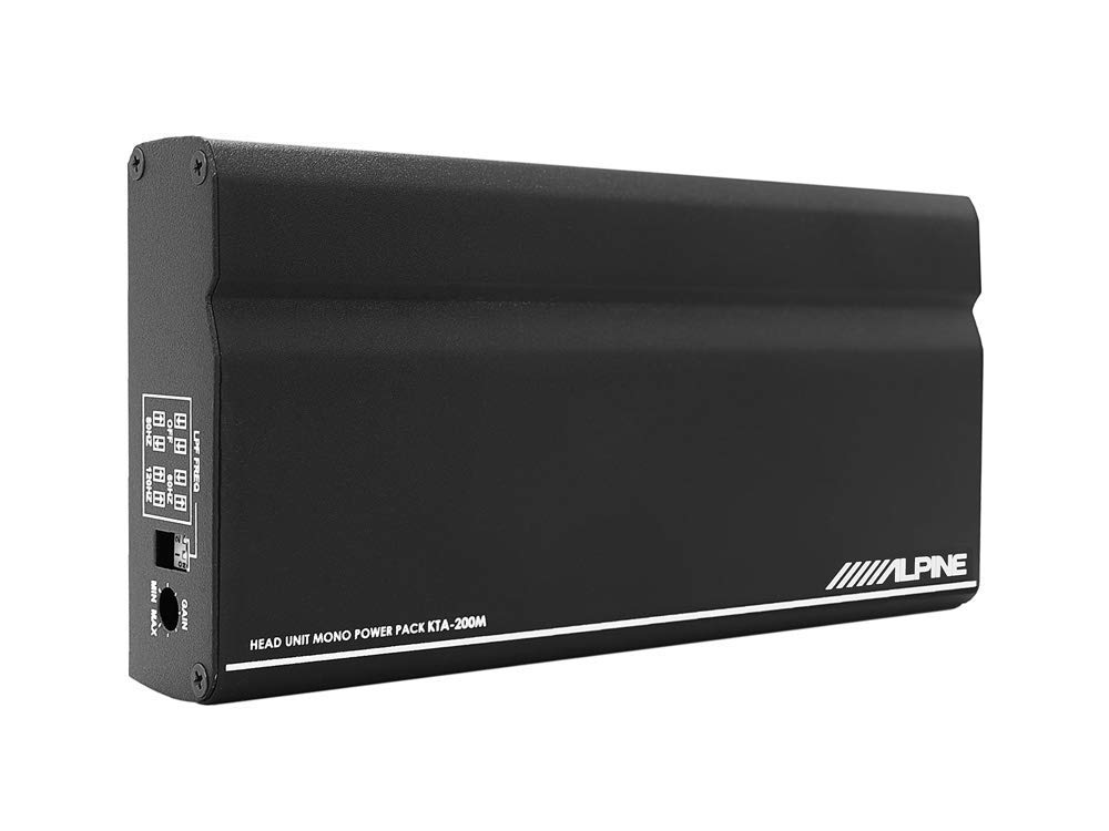 Alpine KTA-200M Mono amplificador DDP de 400 vatios con PowerStack