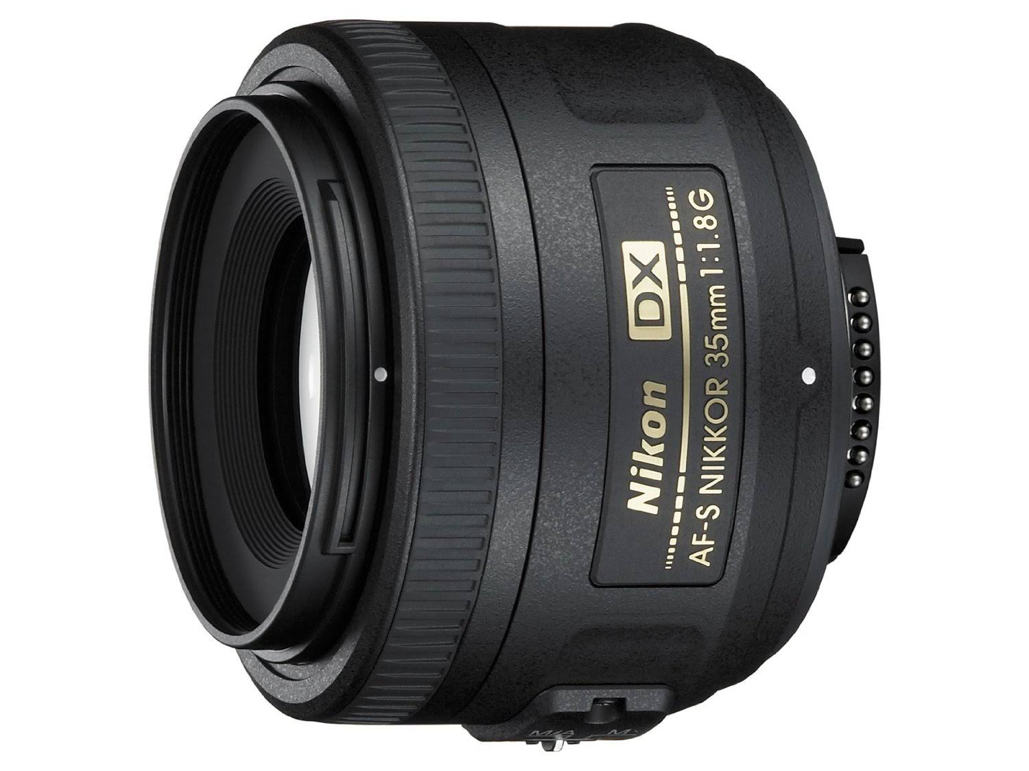Nikon Objetivo AF-S DX NIKKOR de 35 mm f / 1.8G con enfoque automático para cámaras DSLR