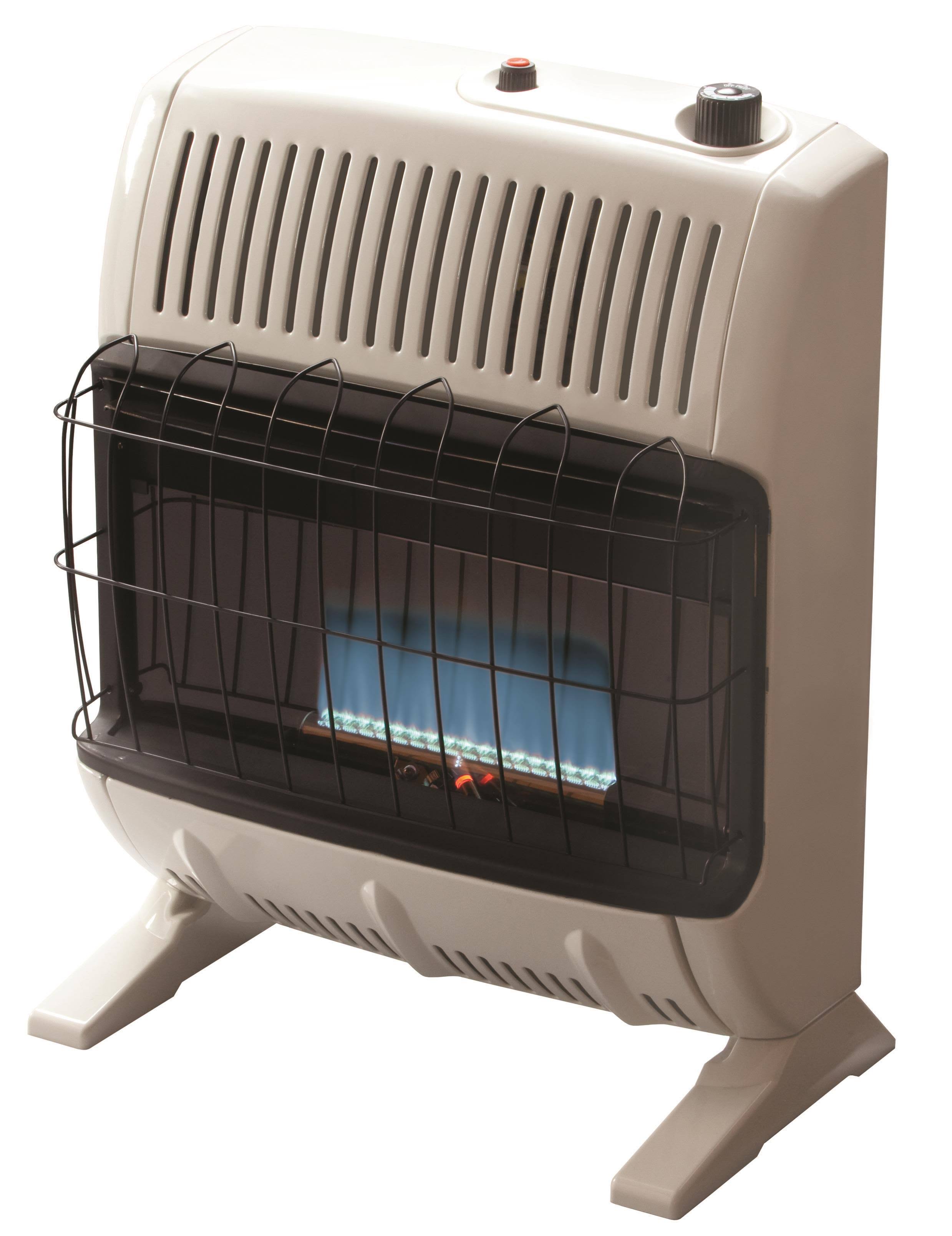 Mr. Heater Corporation Calentador de gas natural de llama azul sin ventilación de 30.000 BTU MHVFB30NGT
