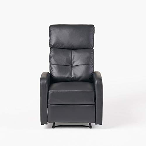 Great Deal Furniture Sillón club reclinable de cuero Teyana