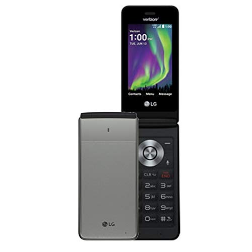 LG - Teléfono celular Exalt 4G LTE VN220 con 8GB de memoria - Plateado (Verizon)
