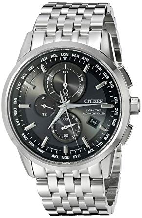 Citizen Watch Company Citizen AT8110-53E World Chronograph AT Reloj de plata de cuarzo japonés con pantalla analógica
