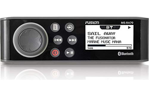 Garmin Fusion MS-RA70 Stereo con 4x50W AM / FM / Bluetooth Control inalámbrico USB de 2 zonas para la aplicación Fusion Link