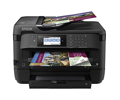Epson Impresora inalámbrica de inyección de tinta a color de formato ancho Workforce WF-7720