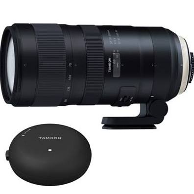 Tamron SP 70-200mm F / 2.8 Di VC USD G2 Lente A025 para Canon de fotograma completo (AFA025C-700) con accesorio de lente de consola TAP-In para montura de lente Canon