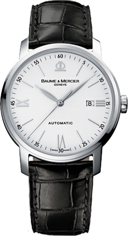 Baume & Mercier Reloj automático 8592 Classima con correa de cuero para hombre