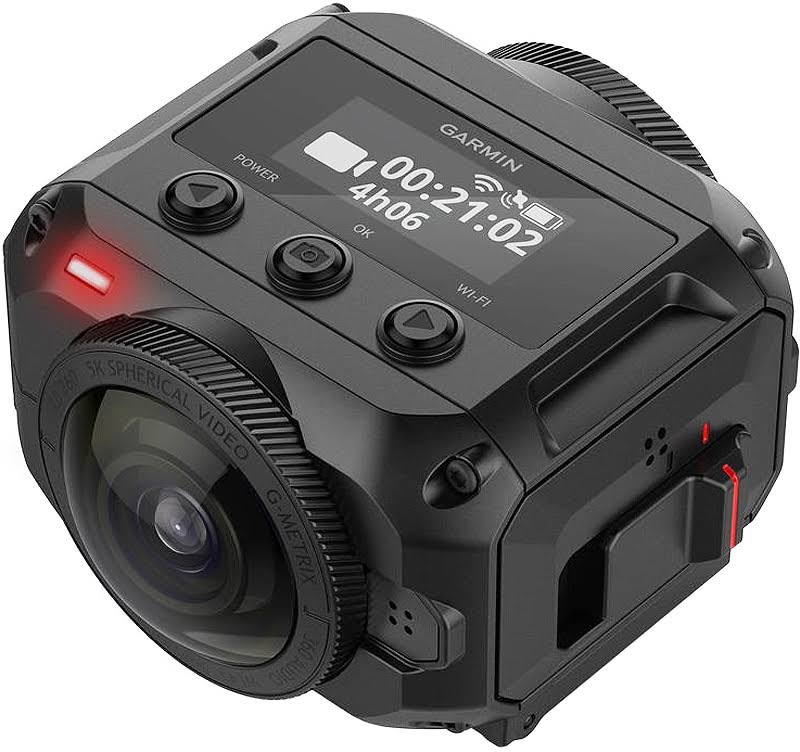 Garmin Virb 360: cámara resistente e impermeable de 360 ​​grados con resolución de 5.7K / 30fps y estabilización esférica de 4K