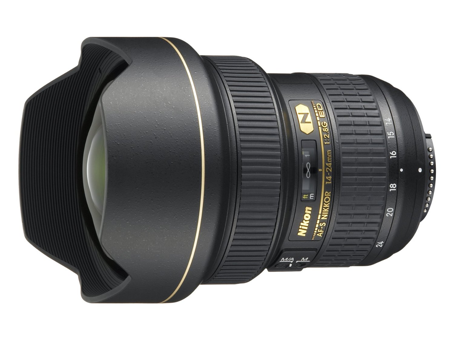 Nikon Objetivo zoom AF-S FX NIKKOR 14-24 mm f / 2.8G ED con enfoque automático para cámaras DSLR