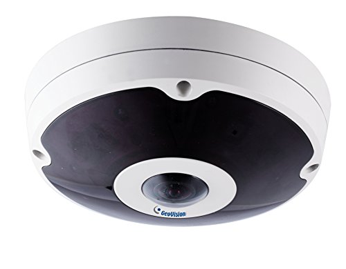 Geovision GV-FER12203 Cámara IP resistente ojo de pez de 12 MP H.264 de bajo lux (blanco)