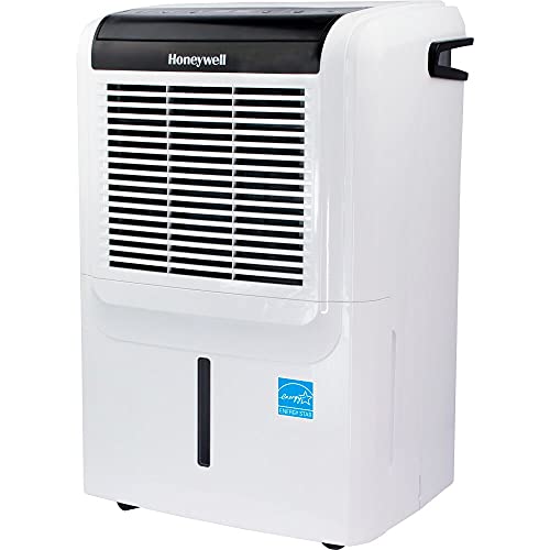 Honeywell Deshumidificador Energy Star DH70PWKN de 70 pintas (50 pintas 2019 DOE) con bomba de drenaje integrada y 5 años de garantía