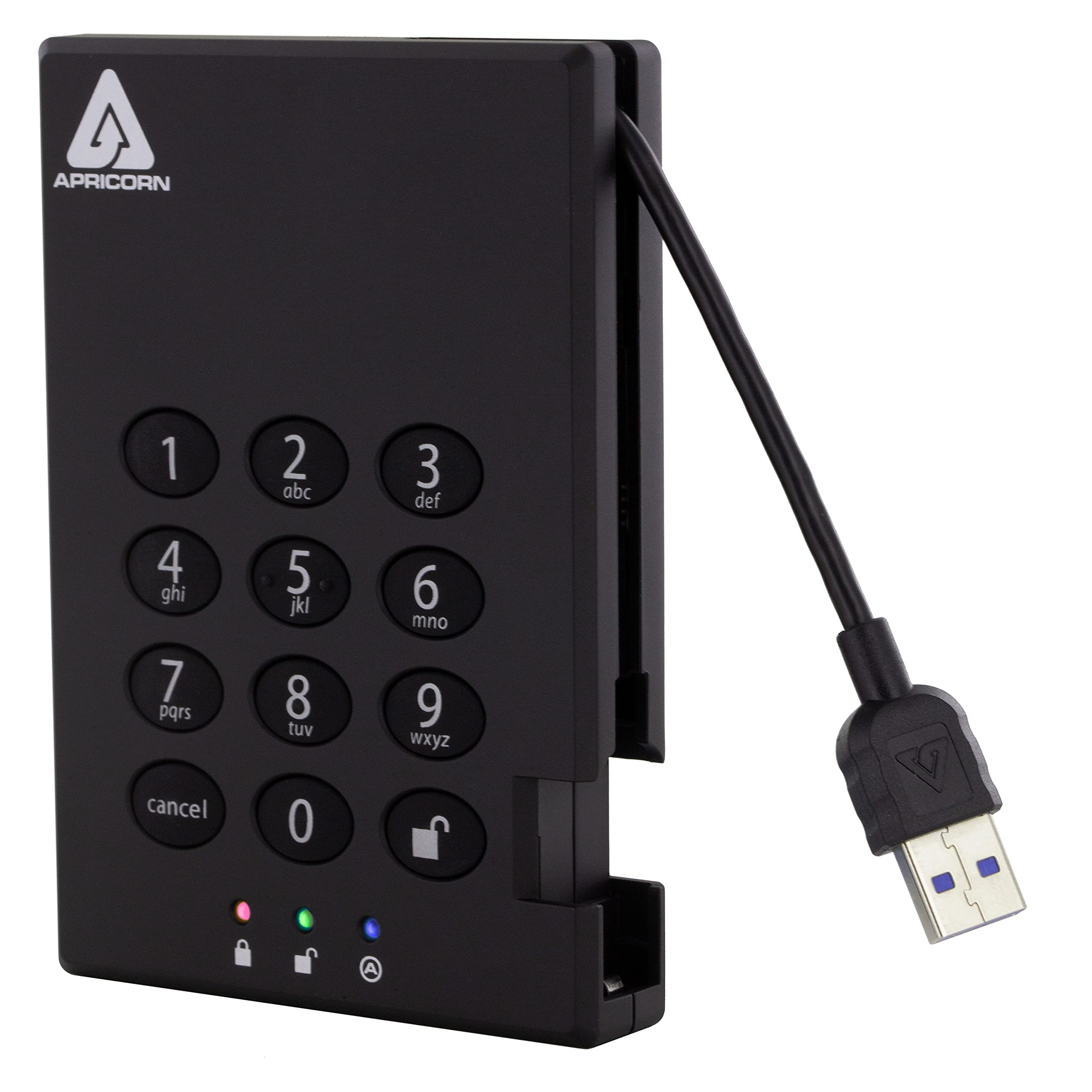 Apricorn Disco duro externo portátil Aegis Padlock USB 3.0
