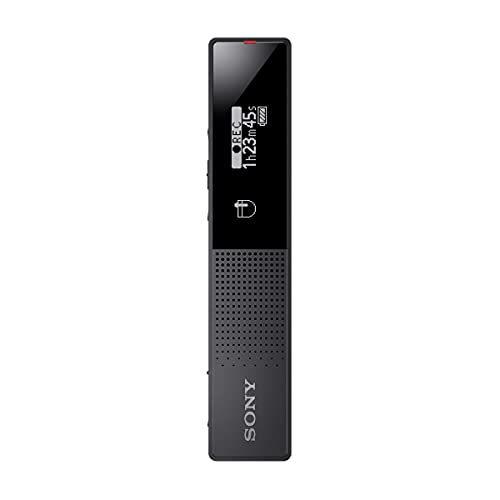 Sony ICD-TX660 Grabadora de voz digital liviana y ultradelgada Grabación y memoria incorporada de 16 GB
