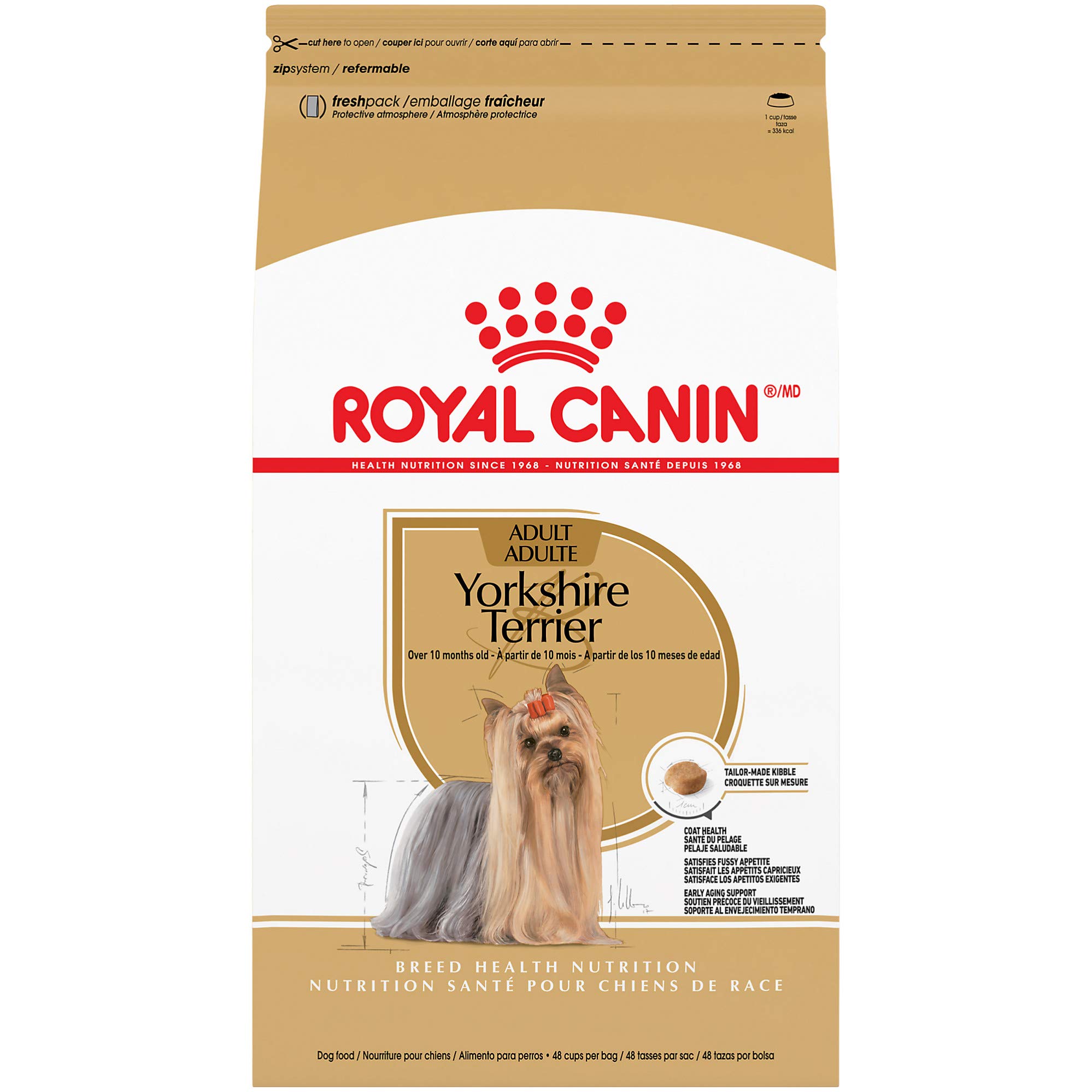 Royal Canin Raza Salud Nutrición Yorkshire Terrier Alimento seco para perros adultos