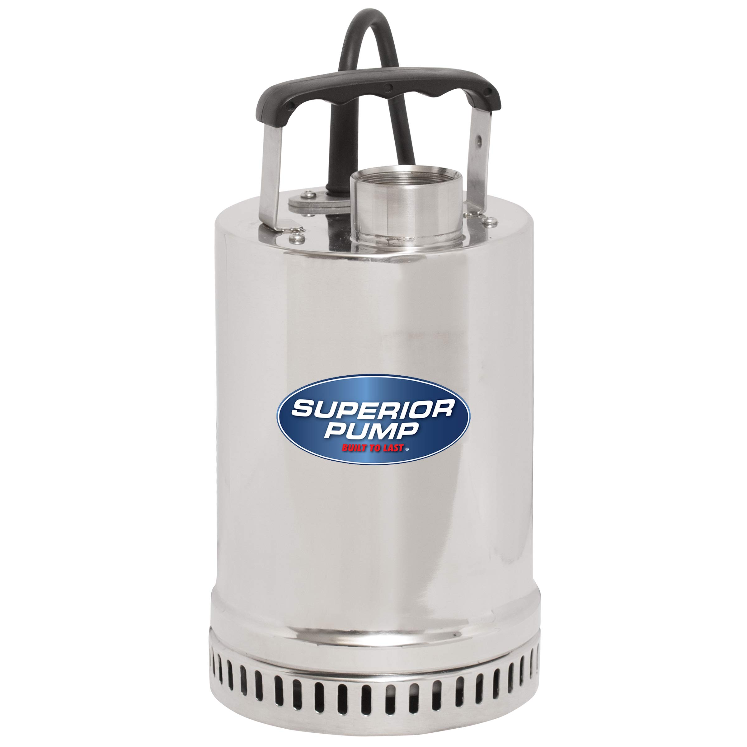 Superior Pump 91292 Bomba utilitaria de acero inoxidable de 1/4 HP