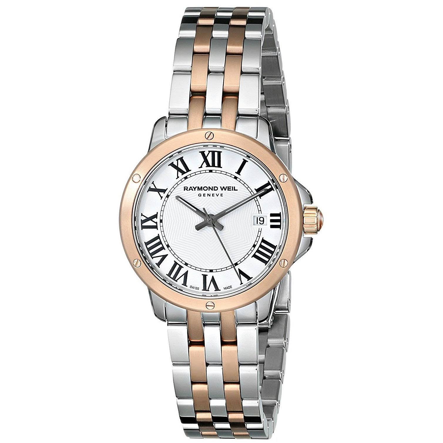 Raymond Weil 5391-SP5-00300 Reloj de cuarzo suizo de dos tonos con pantalla analógica Tango para mujer