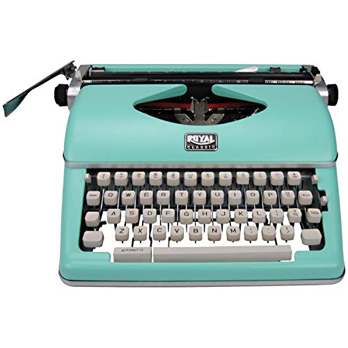 Royal 79101t Máquina de escribir manual clásica (verde menta)