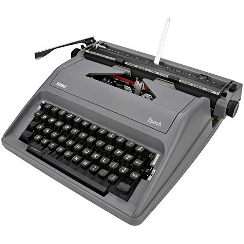 Royal Máquina de escribir manual portátil Epoch Classic - Gris (ROY79103Y)