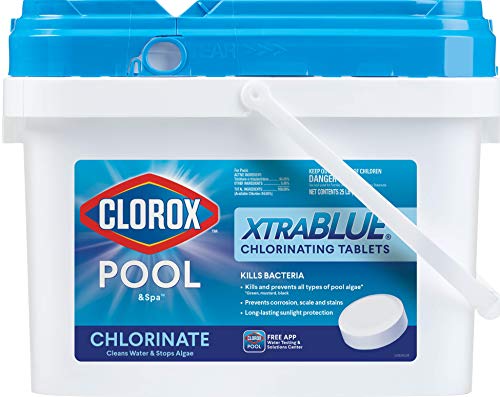 Clorox Pool&Spa XtraBlue Tabletas cloradoras de larga duración de 3' 25 lb