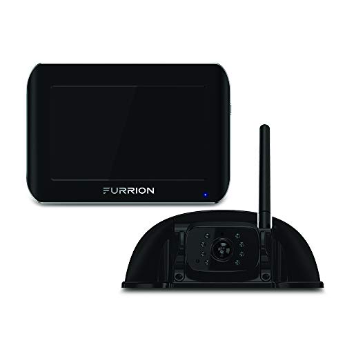 Furrion Vision S Sharkfin Camera Wireless RV Backup System de 5 pulgadas con visión nocturna por infrarrojos y amplio ángulo de visión - FOS05TASF