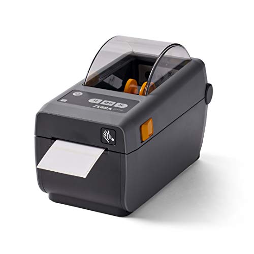 Zebra Impresora de escritorio térmica directa ZD410 Ancho de impresión de 2 pulgadas Conectividad USB Ethernet ZD41022-D01E00EZ