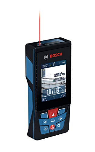 Bosch GLM400C Blaze Outdoor Medidor láser de 400 pies con conexión Bluetooth con cámara y pilas AA