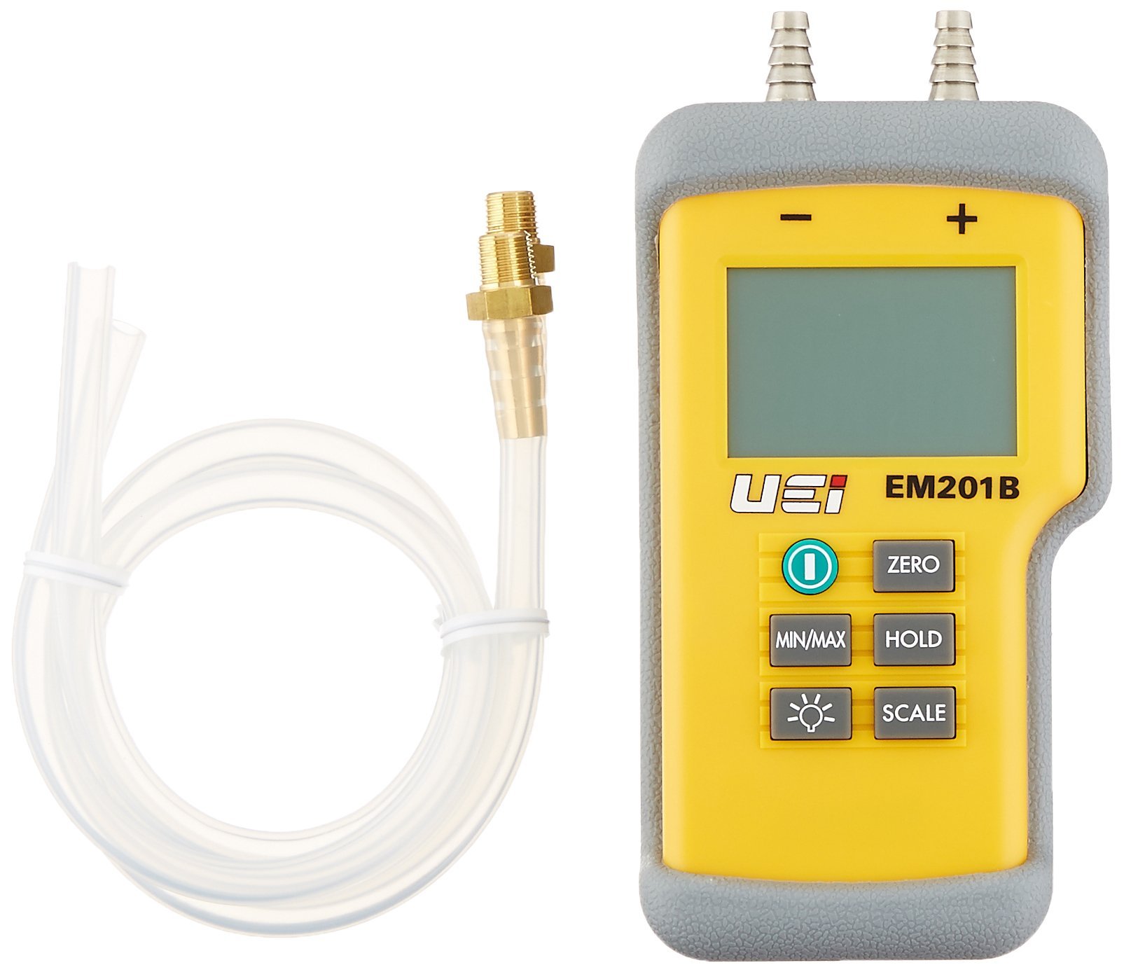 UEi Test Instruments Instrumentos de prueba EM201B Manómetro diferencial de entrada dual de prueba