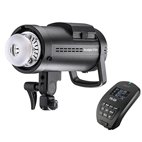 ORLIT RoveLight RT 610 HSS TTL Monolight a batería con disparador de flash de estudio TR-Q6 para Nikon (montaje Bowens)