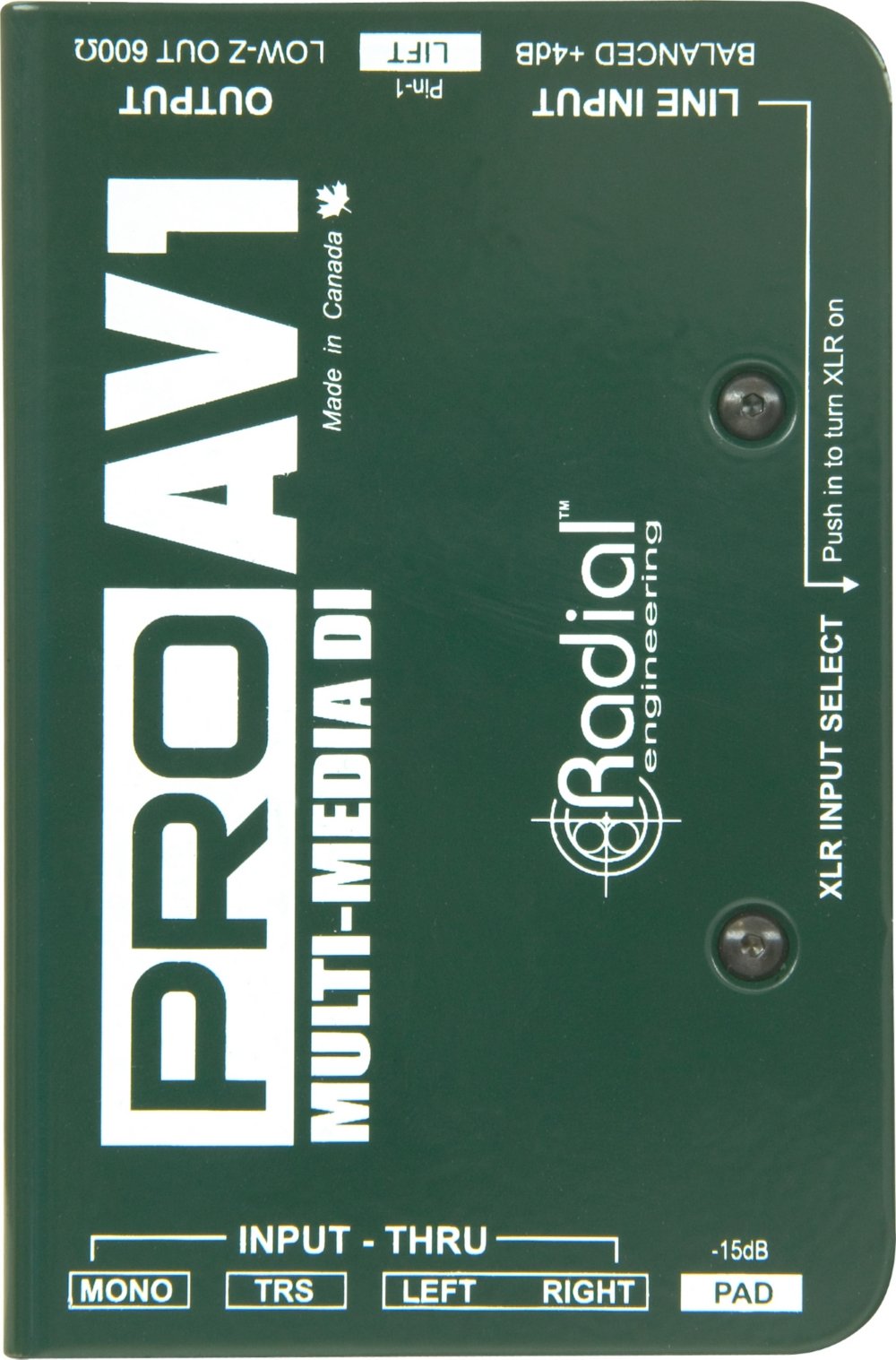 Radial Engineering Caja directa R8001112 Pro AV1