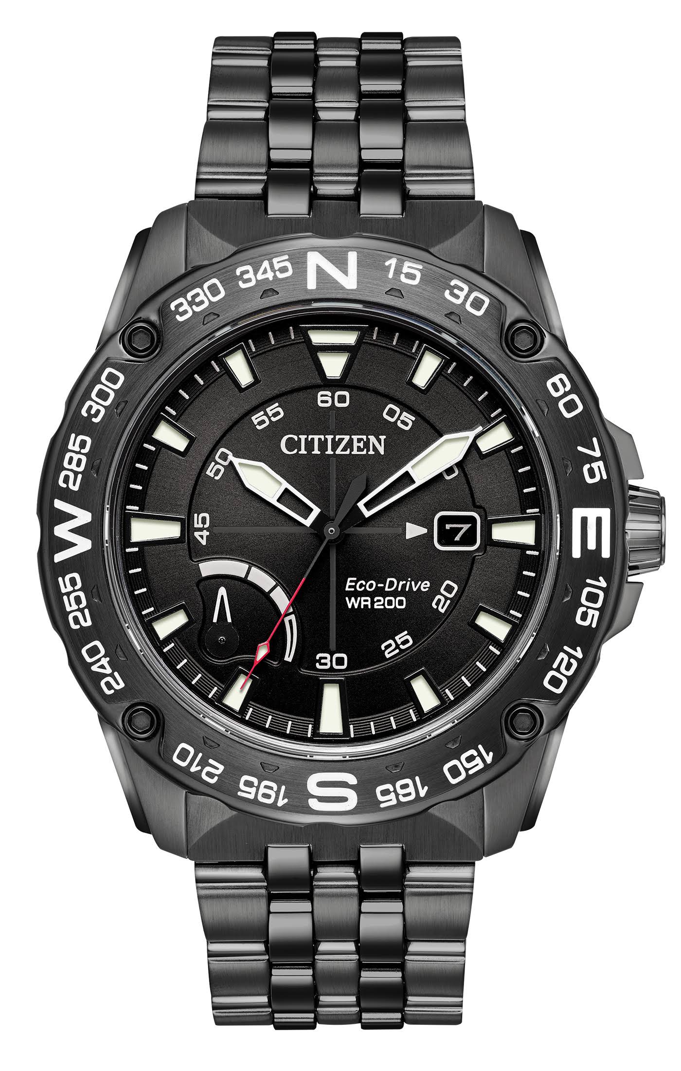 Citizen AW7047-54H Reloj para hombre Eco-Drive PRT Banda de acero inoxidable
