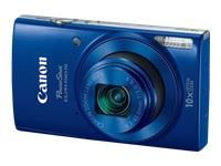 Canon PowerShot ELPH 190 IS (azul) con zoom óptico de 10x y Wi-Fi integrado